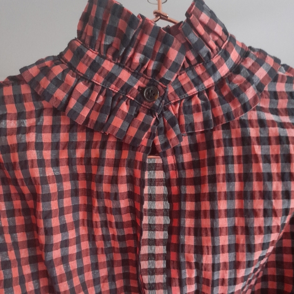 GANNI Seersucker Top - Picture 5 of 8